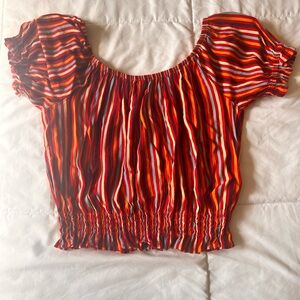 Striped Multicolor Women's Top